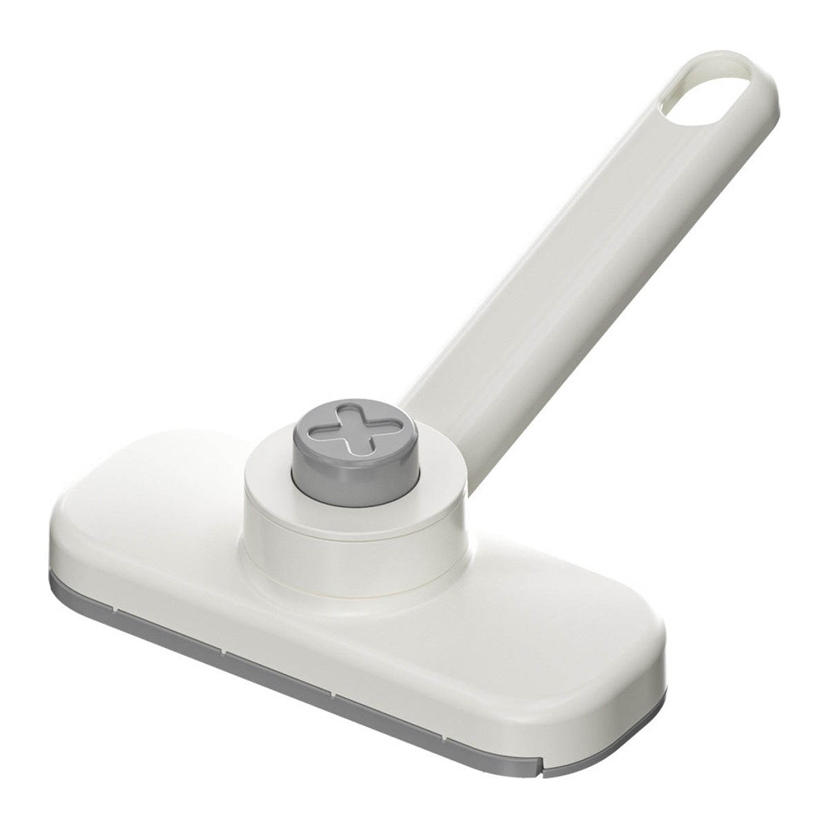 Push-Button Cloth-Grip Cleaner with Adjustable Handle